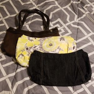 Brown 31 skirt purse and shells